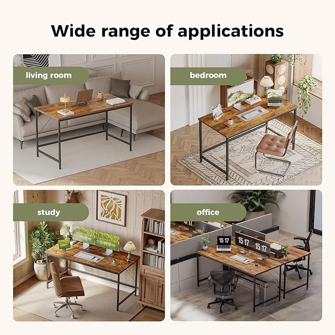 Mericonia 40 inch Computer Desk, Gaming Desk for Small Spaces, Modern Simple Style Table for Home Office, Study Student Writing Table