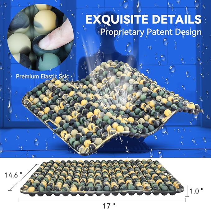 Seat Cushion for Long Sitting Hours on Office & Home Chair, with 3D Non-Slip for Office Chair Cushions, Car Seats, Airplane Seat, Wheelchair, Desk Chair,Cushion Lab, Long Trips (Green)