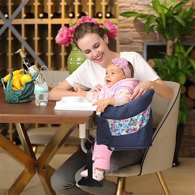 Baby Footrest Compatible with Inglesina Fast Table Chair, Adjustable Foot Rest for Clip-On Table Chair with Tray, Toddler Foot Rest for Hook-On Portable High Seat for Travel