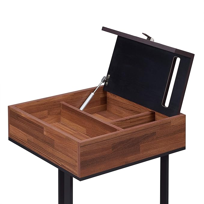 Office chair , Home Living Room Furniture Sets,Bookcase Bookshelf Accent Computer Desk, Luxury Coffee Table with Lift Top End Table Side Chairs Furniture for Home Office Living Room ( Color : End Tabl