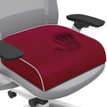 SweetSlubr Seat Cushion for Tailbone Pain Relief, Office Chair Cushion, Memory Foam Large Chair Cushion with Non-Slip Cover for Soft Support at Office Chair, Car Seat, Airplane Red/2X-Large