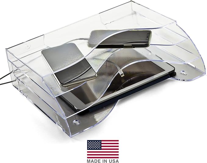 Officemate Two-Way Organizer, 3-Tier, Clear (22904)