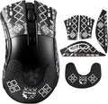 immoenuc Anti-Slip Mouse Grip Tape for Razer Deathadder V2 & V2 Pro - Pre-Cut Sweatproof Stickers with Enhanced Grip, No Residue Adhesive for Gaming Mouse Accessories (Printing Pattern)