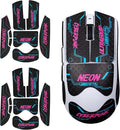 2-Pack Cyberpunk-Neon Mouse Grip Tape for Viper V3 Pro / V4 Pro - 0.5mm Ultra-Thin Pre-Cut, Anti-Slip, Sweat-Resistant, Professional Competitive Upgrade Kit