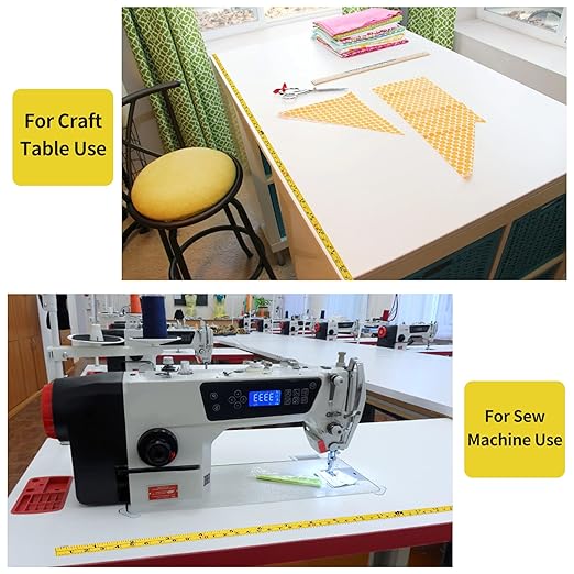 2 Packs Steel Self-Adhesive Measuring Tape, Right to Left Reading 200cm or 78-Inch Imperial and Metric Ruler Tape, 1/2-Inch Peel and Stick Tape Measure for Woodworking, Saw, Drafting Table, Yellow