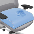 SweetSlubr Seat Cushion for Tailbone Pain Relief, Office Chair Cushion, Memory Foam Large Chair Cushion with Non-Slip Cover for Soft Support at Office Chair, Car Seat, Airplane Light Blue/X-Large