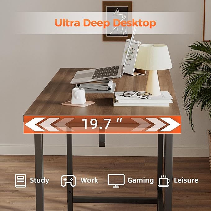 Mericonia 32 inch Computer Desk, Gaming Desk for Small Spaces, Modern Simple Style Table for Home Office, Study Student Writing Table