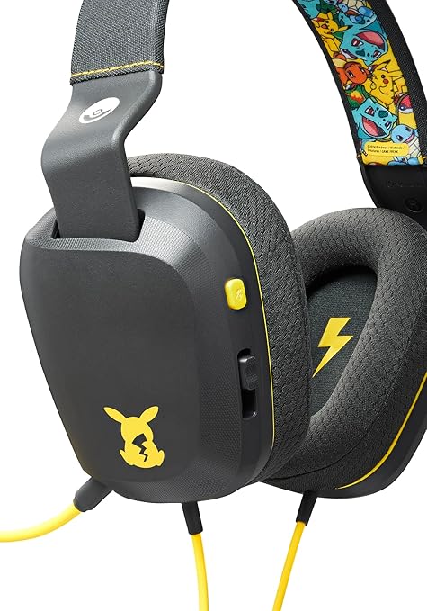PowerA Wired Stereo Headset for Nintendo Switch and Switch 2 - Pokémon: Kanto Friends, 3.5 mm, Wired, Stereo, Officially Licensed