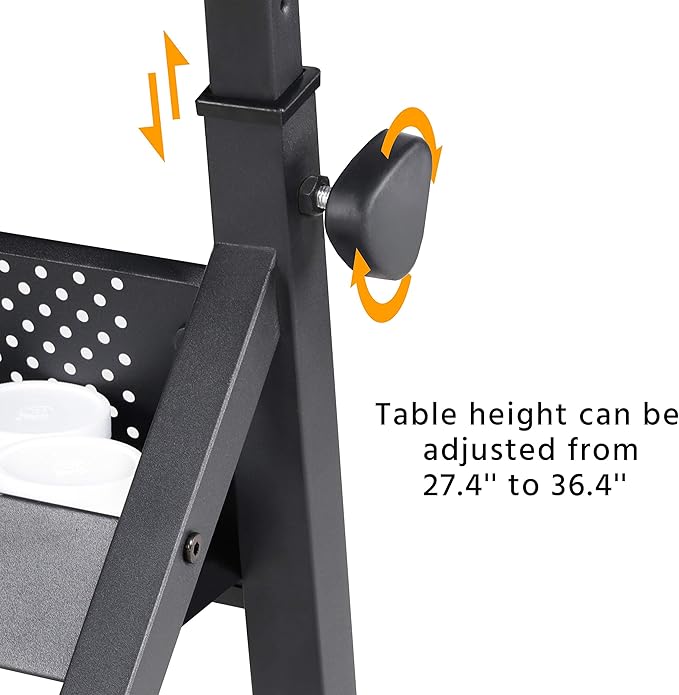Topeakmart Height Adjustable Drafting Table Drawing Desk Tiltable Tabletop Art Craft Work Station with Stool for Artists Painters Students Adults