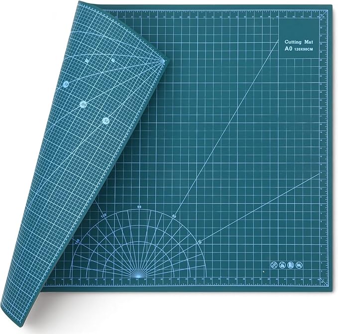 Pangda 36 x 48 Inch Large Self Healing Cutting Mat Extra Thick Double Sided Sewing Mat with Grid for Crafting, Quilting, Fabric, Precision Cutting