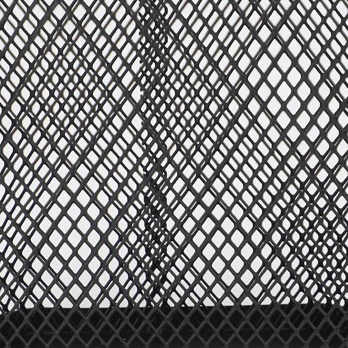 Wall Mounted Metal Mesh Pencil Holder, Black Office Desk Organizer, Storage Cup for Pegboard, Home, School, Kitchen