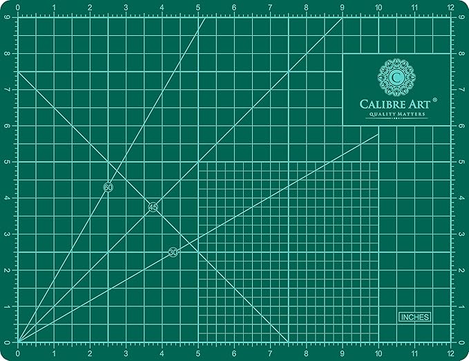 Self Healing Rotary Cutting Mat, Full 9x12, Best for Quilting Sewing | Warp-Proof & Odorless (Not From China)