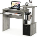 Furinno Econ Multipurpose Home Office Computer Writing Desk, French Oak Grey
