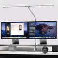 EYOCEAN Desk Lamp with Metal Base, 31.5" LED Office Lamp for Home Office, 24W Double Head Desk Light, Dimmable & Color Temperature, Table Lamp with Remote Control, Brightest Computer Monitor Light