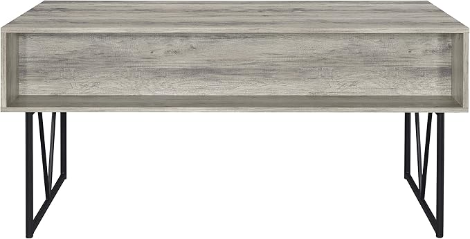 Rustic Industrial Writing Desk with 4 Drawers 63" Wide Sonoma Grey Driftwood Finish Computer Desk Sturdy Metal Frame Office Desk for Home Office Study Student & Gaming Setup