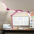 Neatfi 3,000 Lumens LED Desk Lamp, Dimmable, 360 SMD LEDs, 30W, CRI 95, Adjustable Light Modes, Task Lamp for Home Office, Study, Workstation (Pink, 44-Inch, CCT with Clamp)