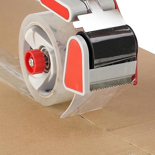 Mr. Pen- Heavy Duty Packing Tape Dispenser Gun, 2 Inch, 2 Pack with 2 Clear Tape Rolls, Handheld Tape Gun for Moving, Shipping, Sealing Boxes & Packaging
