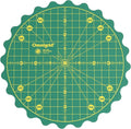 Omnigrid 360 Rotating Self-Healing Cutting Mat, 8 Inch Precision Fabric Cutting Mat with Durable Surface for Quilting, Sewing & Crafts