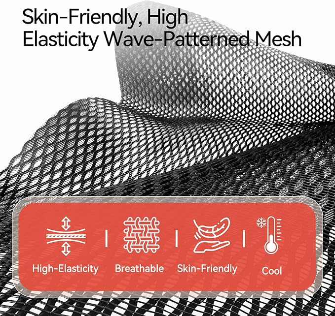 SIHOO B100 PRO Ergonomic Office Chair with Footrest, Mesh Office Chair with Adaptive Lumbar Support, Computer Chair with Wide Headrest, Desk Chair with 360° Rotatable Flip-Up Armrests, Ebony