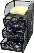 Huron Desktop Mini 3-Drawer Supplies Organizer (1/4/24/96) (24 pc)