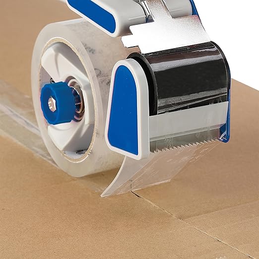 Mr. Pen- Heavy Duty Packing Tape Dispenser Gun, 2 Inch, 2 Pack with 2 Clear Tape Rolls, Handheld Tape Gun for Moving, Shipping, Sealing Boxes & Packaging