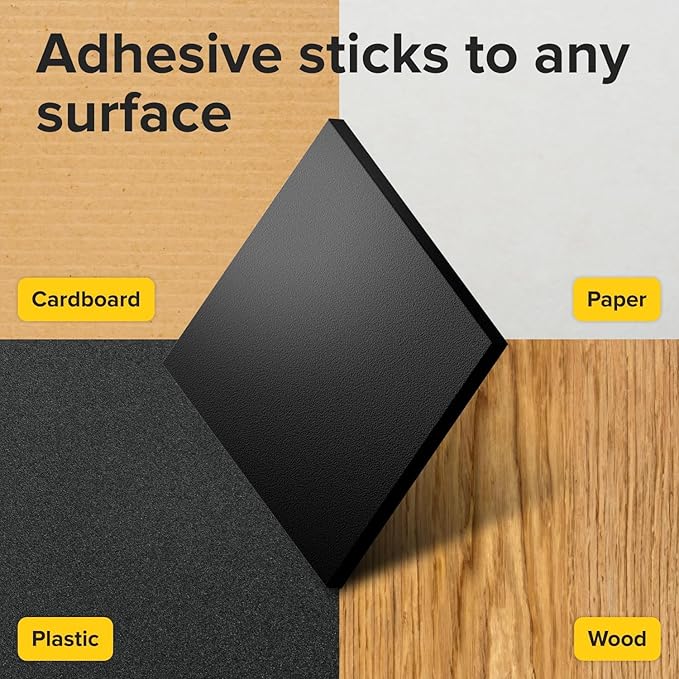Hyper-Sticky Magnets with Adhesive Backing (250 pcs) - Strong Magnetic Squares for Whiteboard, Fridge, Crafts - Easy to Cut Stickers for Planning and Organization