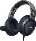 BINNUNE Gaming Headset with Mic for PS4 PS5 Xbox Series X|S Xbox 1 PC NS, Wired Gaming Headphones with Microphone for PS 4|5 Xbox1