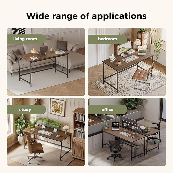 Mericonia 40 inch Computer Desk, Gaming Desk for Small Spaces, Modern Simple Style Table for Home Office, Study Student Writing Table