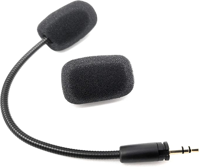 TNE for Turtle Beach 50x Recon Mic Replacement 3.5mm Game Microphone Boom for Ear Force XO Three XO Four Stealth Recon 150 50 50P 60P Camo Xbox One PS4 Gaming Headsets Premium with Lock