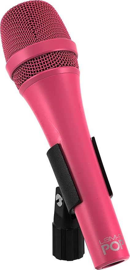 MXL LSM-9 POP Dynamic Vocal Microphone - Magenta