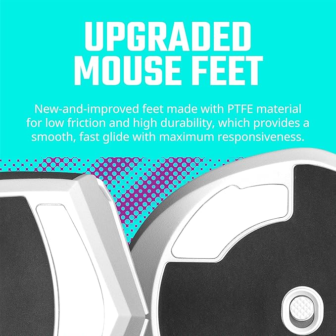 Cooler Master MM311 Wireless Gaming Mouse White, Adjustable 10,000 DPI, Palm|Claw Grip, 2.4GHz Wireless, PixArt Optical Sensor, PTFE Feet, RGB Lighting (MM-311-WWOW1)