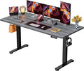 ErGear Height Adjustable Electric Standing Desk, 71 x 30 Inches Sit Stand up Desk, Memory Computer Home Office Desk, Grey