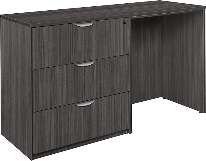 Regency Legacy Stand Up Side to Side Lateral File/Desk- Ash Grey