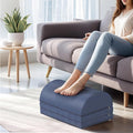 Foot Rest Under Desk at Work for Office Use with 3 Adjustable Heights, Foot Stool Office Footrests Back & Hip Pain Relief Not Easy to Sweat, Easy to Clean