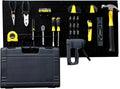 Wall Control Modular Pegboard Tool Organizer System - Wall-Mounted Metal Peg Board Tool Storage Unit for Wall Storage Tiling (Black Pegboard)