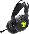 ROCCAT Elo 7.1 Air PC Wireless Gaming Headset, Surround Sound Headphones with Detachable Noise Cancelling Microphone, 50mm Drivers, 24 Hr Battery Life, RGB Lighting, Black