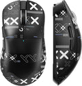 MAGIC-REFINER X2 Superlight Wireless Gaming Mouse,BK3633 Tri-Mode BT/2.4G Wireless/Wired Mouse with Grip Tape,25000DPI,1000Hz Polling Rate,500mAh,Large Size,5 Programmable Buttons for Pc/Mac,Black PRO