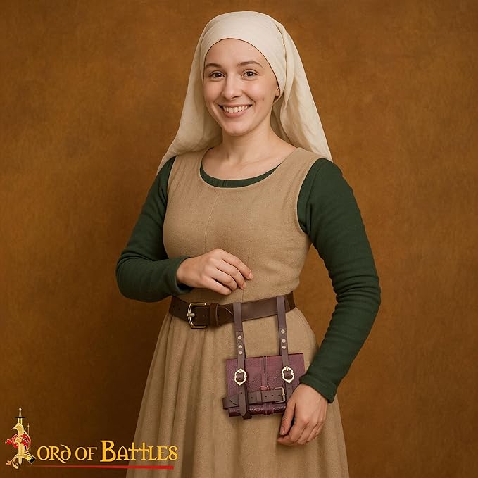 Lord of Battles Adventurer's Book or Diary Holder Handcrafted from Genuine Leather 11 x 8 Inch (Brown)