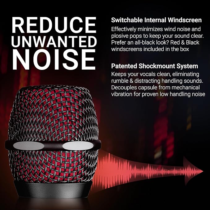 SE ELECTRONICS V7 Dynamic Microphone for Singing, Speech & Studio Recording - XLR Handheld Professional Microphone with Supercardioid Aluminum Voice Coil for Huge Gain Before Feedback - Myles Kennedy