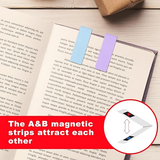 CHUNNIAO A+B Matched Magnetic Tape 1/2" with Adhesive Backing,Thickness 40Mil,2 Rolls(Each 14 Foot),for Bookmarks and More Lightweight Crafts
