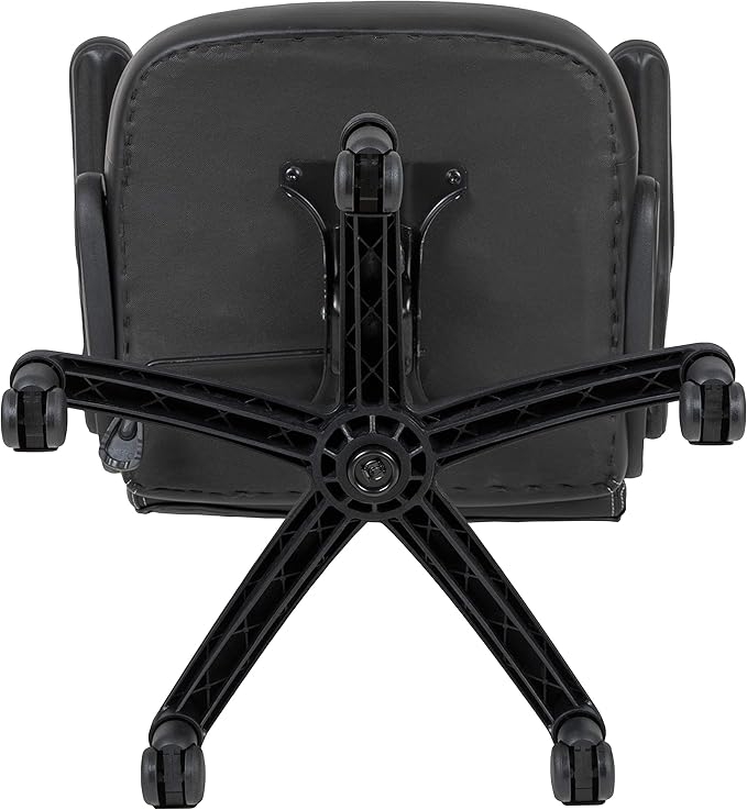 Flash Furniture X10 High-Back LeatherSoft Racing Style Gaming Chair with Flip-Up Arms, Ergonomic Padded Swivel Computer Chair, Pink/Black