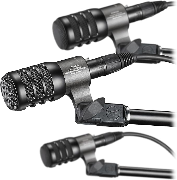 Audio Technica ATM230PK Dynamic Instrument Microphones, 3-Pack
