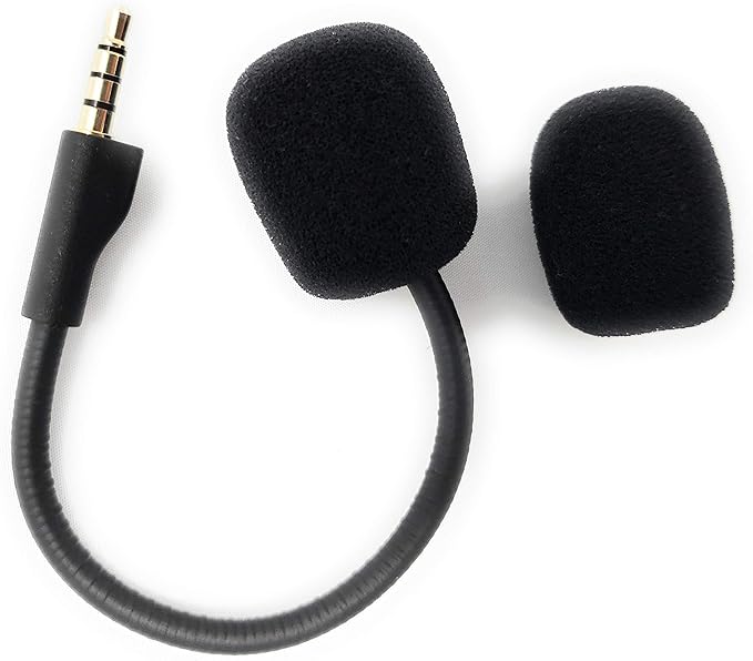 TNE Replacement Game Mic for Steelseries Arctis 1 Headphones Detachable Microphone Boom for Steelseries Arctis 1 PS4 Pro PS5 Xbox One X Computer PC Gaming Headsets 3.5mm Jack Noise Cancelling