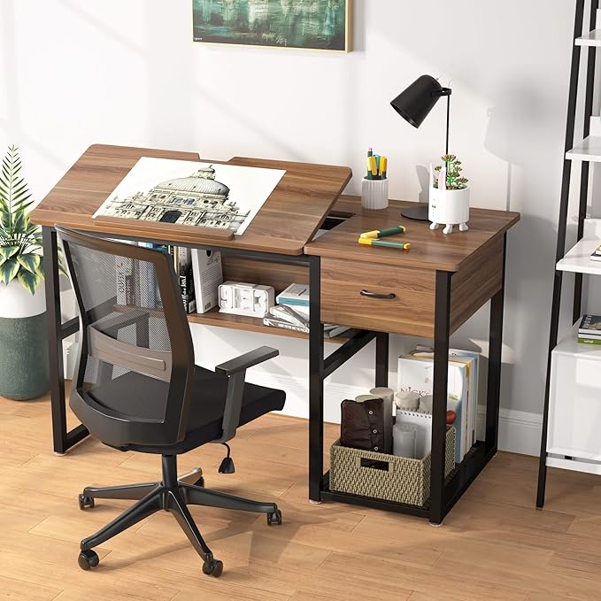 LITTLE TREE Drafting Table Artist Drawing Computer Desk