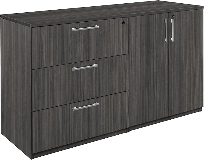 Regency Legacy Stand Up Side to Side Storage Cabinet/Lateral File- Ash Grey
