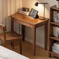 Mid-Century Modern Walnut Desk, Solid Wood Desk, Computer Desk with Drawers, Writing Desk for Study, Bedroom, Work 31.49" W