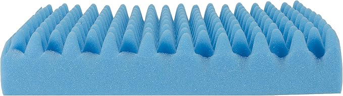 DMI Foam Waffle Cushion For Chair, Egg Crate Cushion Foam Seat Pad, Seat Cushion for Car, Office Chair or Wheelchair Cushion to Relieve Back, Tail Bone Pain, Sciatica, 18x16x4, Car Seat Cushion