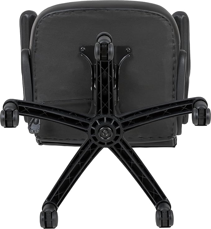 Flash Furniture X10 High-Back LeatherSoft Racing Style Gaming Chair with Flip-Up Arms, Ergonomic Padded Swivel Computer Chair, Red/Black