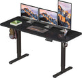 BIZUM Electric Standing Desk 63 x 24 Inch Computer Desk-Gaming Desk Black Home Office Desks Height Adjustable Memory Stand Up Computer Workstation