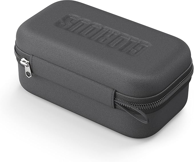 GLORIOUS Universal Mouse Case Gaming, w/Accessory Pocket & Adjustable Wedge (No Shake), Portable Carrying Case, Hard Shell, Zipper, & Wool Interior, for Bluetooth Wireless Mice & Wired Mice